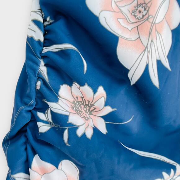 Jessica Rey Swimwear Blue Floral Regina in Pink Petal One Piece Swim Dress XL - Picture 5 of 8